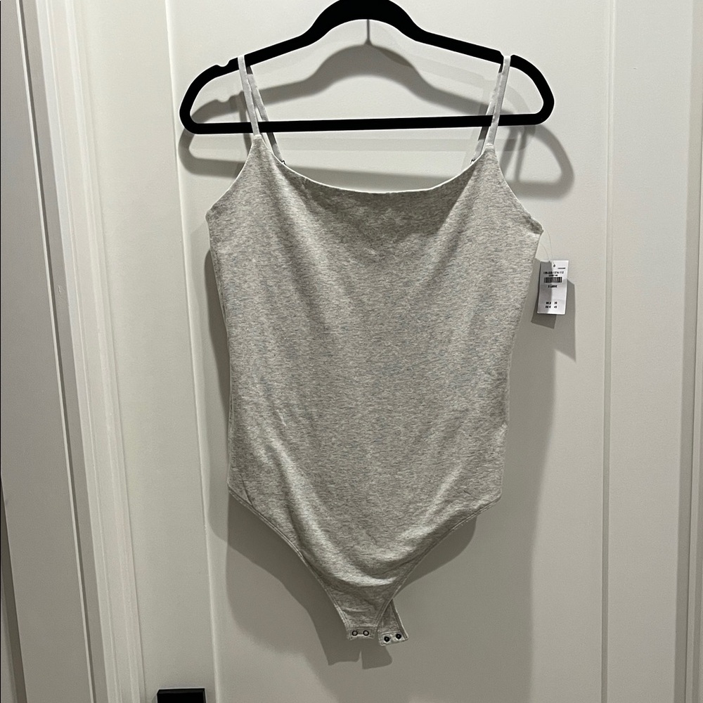 Abercrombie & Fitch Light Gray Cami Bodysuit